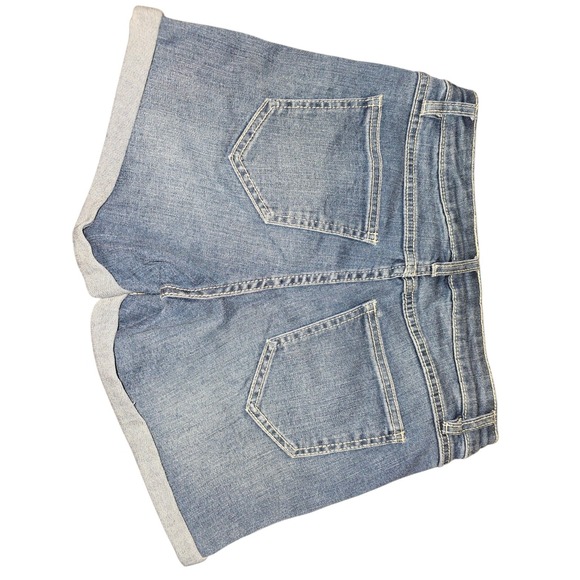 Cuffed Denim Jean shorts by Lauren Conrad Size 4 Women's Blue Denim - Picture 2 of 5
